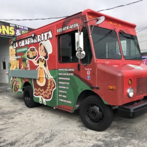 Chaparrita food truck full wrap