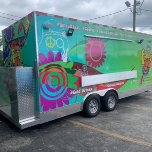 Funky lab Trailer Full Color Wrap