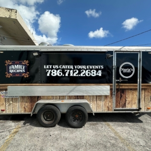 Kitchen Trailer Full Wrap Hialeah
