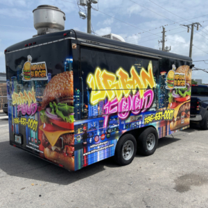 Trailer Full Color Wrap Miami